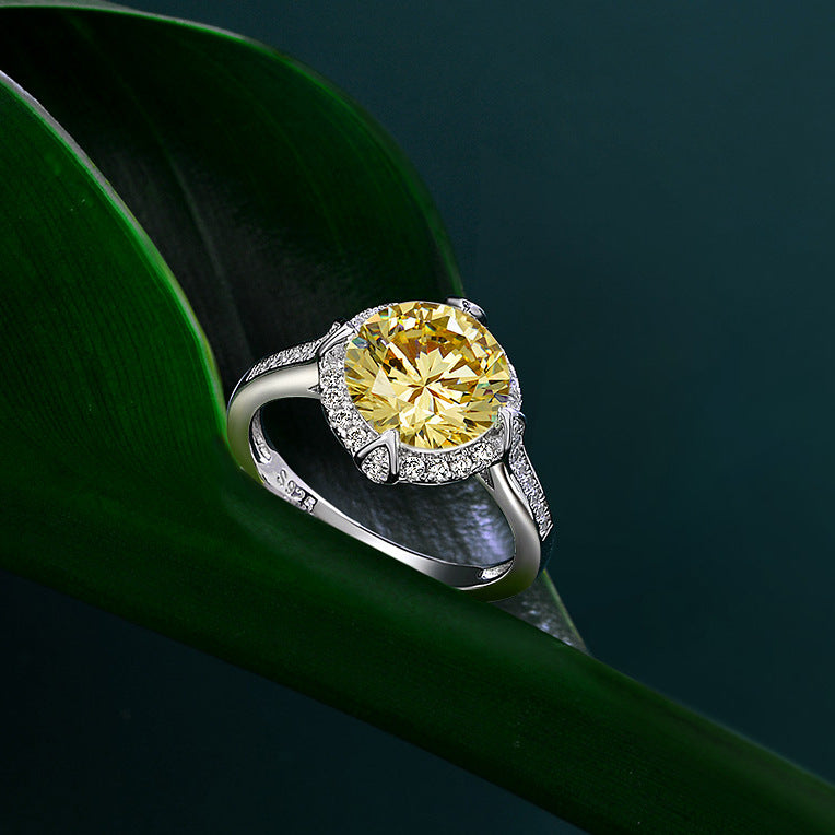 Sterling Silver Four Prong Ring