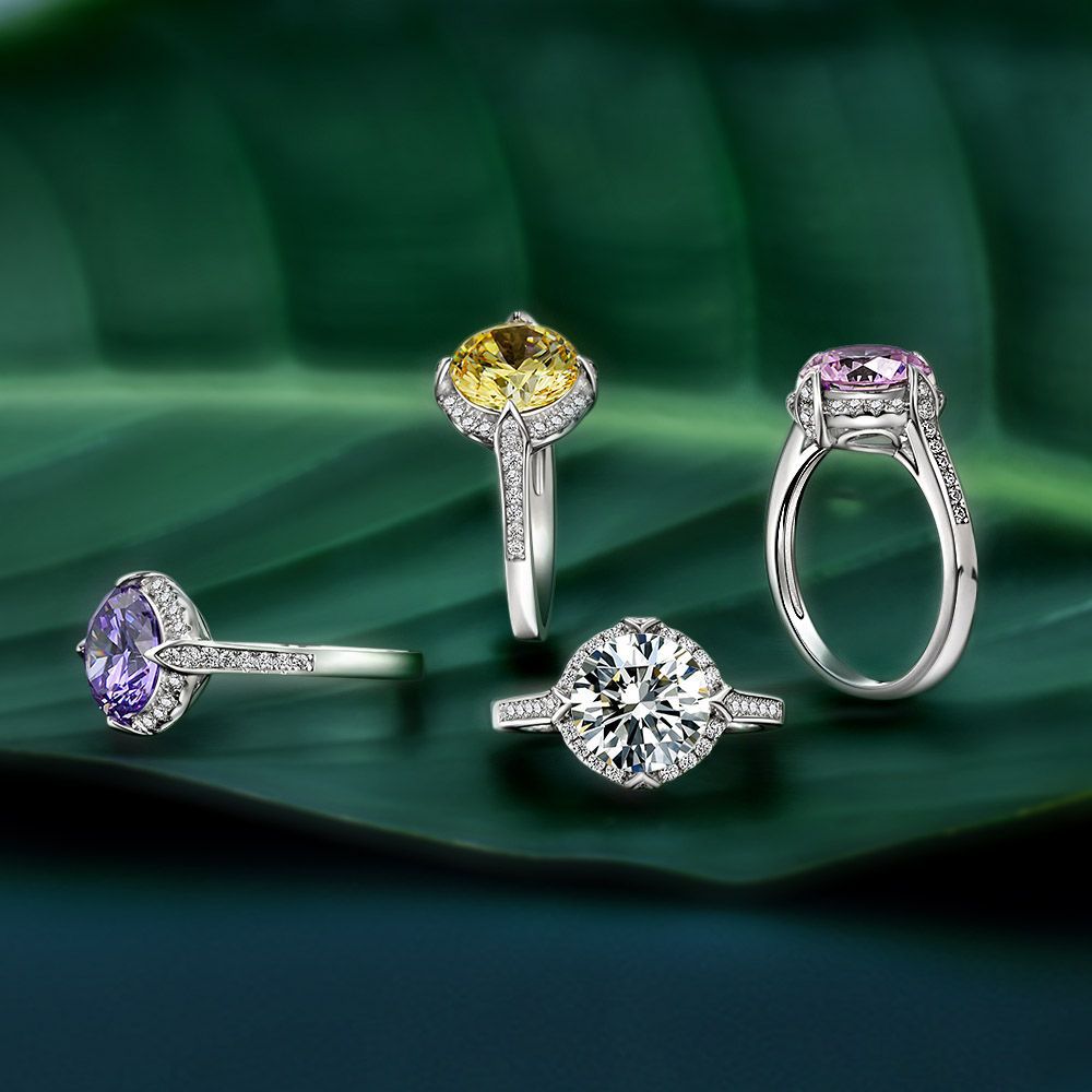 Sterling Silver Four Prong Ring
