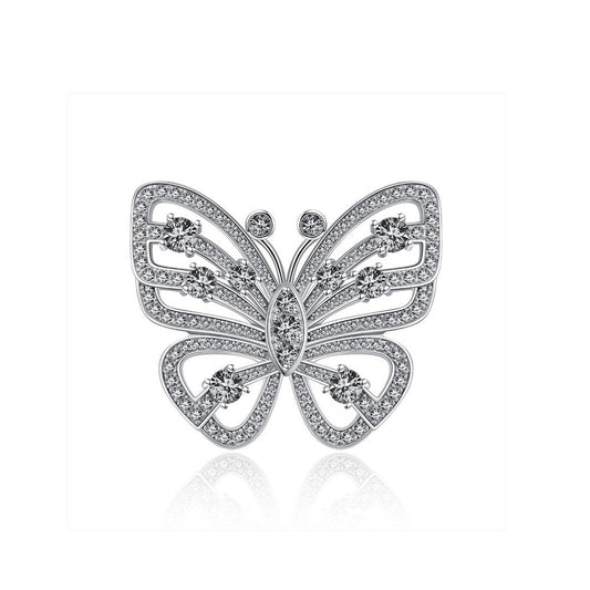 Stunning Hallow Butterfly Sterling Silver Ring